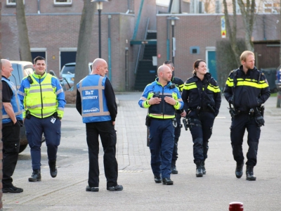 Loslopende jonge pitbull veroorzaakt ophef in centrum van Ermelo