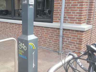 Fiets gratis opladen bij de vier oplaadpunten in Ermelo