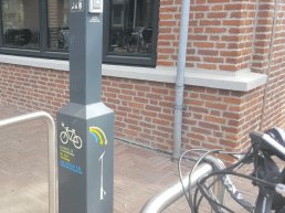 Fiets gratis opladen bij de vier oplaadpunten in Ermelo