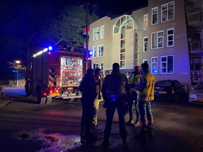 Brand in appartementencomplex Wielewaal in Ermelo