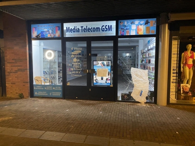 Getuigen oproep: Poging inbraak bij Media Telecom GSM in Ermelo