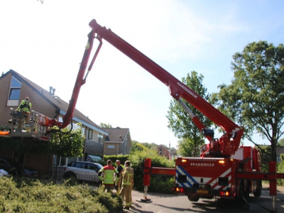 Oudere man valt van ladder in Ermelo