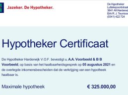Nieuws de Hypotheker: Financi&euml;le Check nodig? Vraag naar het Hypotheker Certificaat 