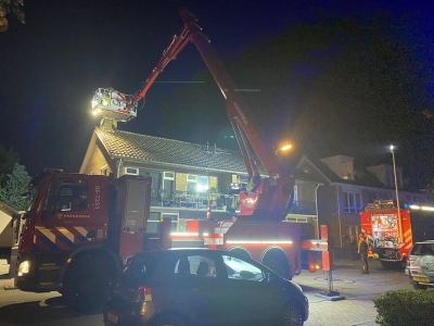 Schoorsteenbrand woning 't Abdij in Ermelo