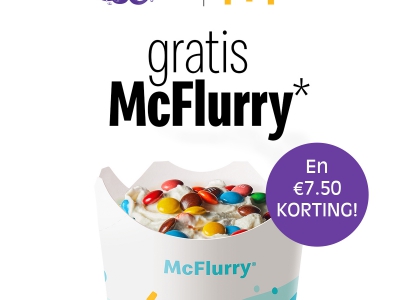 McFlurry Actie bij Niels Autowas Harderwijk