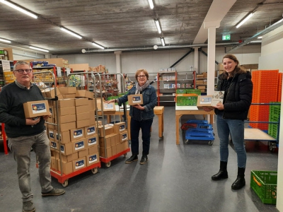 Energiebespaarpakketjes voor klanten Voedselbank Harderwijk, Ermelo en Putten