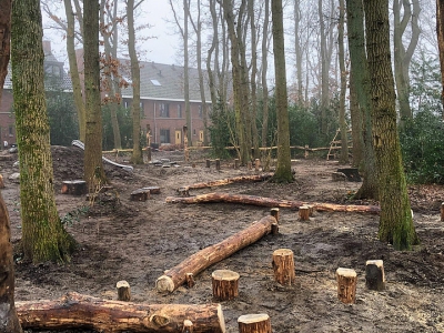 Het ‘Knevelbosje’ wordt een avontuurlijke (speel)plek in Ermelo