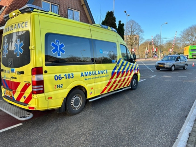 Ongeluk tussen fietser en auto op kruising Hamburgerweg Telgterweg in Ermelo