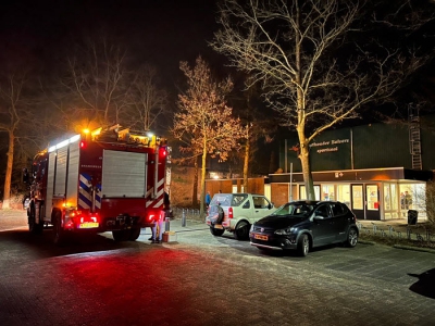 Brandgerucht Wethouder Balvers Sportzaal in Ermelo