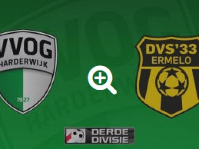 DVS'33 Ermelo voor return van De Derby van de Veluwe naar Harderwijk