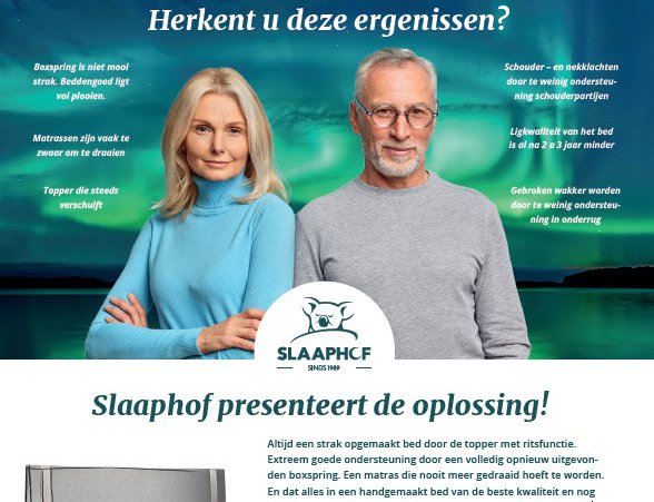 Herken jij deze ergenissen? Slaaphof presenteert de oplossing!