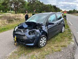 Ongeval tussen twee voertuigen op de N302 ter hoogte van de Beek in Ermelo