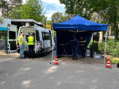 Grote belasting- en douanecontrole op Camping de Konijnenberg