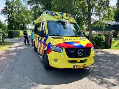 Groepje jonge fietsers gevallen in Ermelo