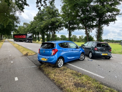 Ongeval tussen twee voertuigen op de N302 Flevoweg/Langeveld in Ermelo
