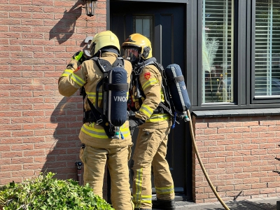 Vaatwasmachine in brand op de Veldwijkerweg in Ermelo