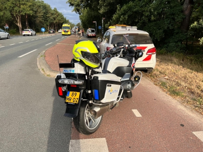 Ongeval tussen een voertuig en een fietser op de N302 in Ermelo