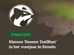 Nieuwe Dassen TrailRun in het voorjaar in Ermelo