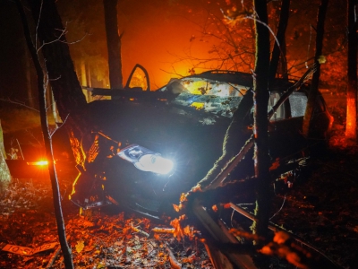 Eenzijdig ongeval op de Staringlaan in Ermelo