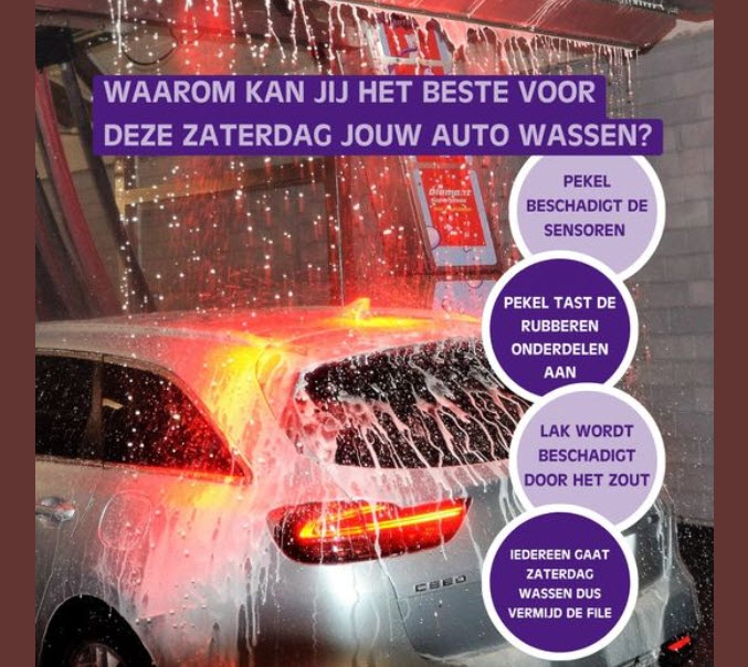 Waarom kan jij het beste voor deze zaterdag jouw auto wassen?