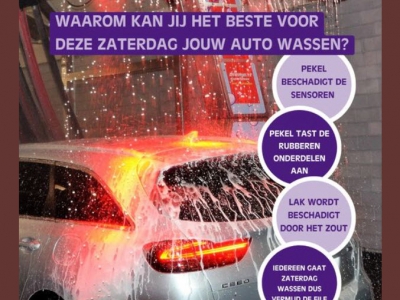 Waarom kan jij het beste voor deze zaterdag jouw auto wassen?