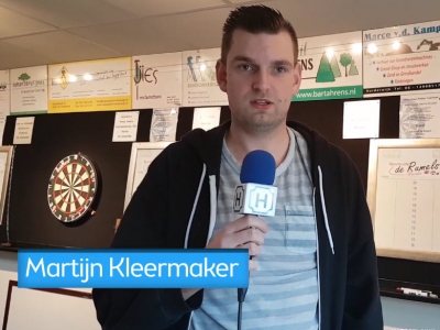 Kleermaker vroegtijdig klaar op WK darts ‘Niveau van vorig jaar niet aangetikt’