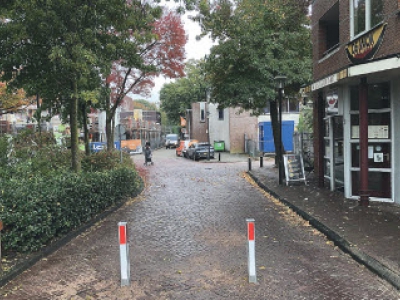 Doorgang tussen Markt en Raadhuisplein in Ermelo afgesloten