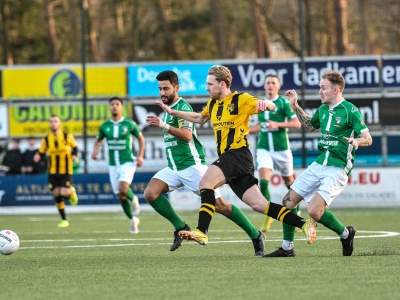 Belangrijke winst DVS'33 Ermelo in derby van de Veluwe tegen VVOG (wedstrijdverslag)