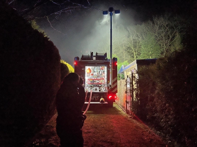 Chaletbrand op Chaletpark Het Vossenhol in Ermelo