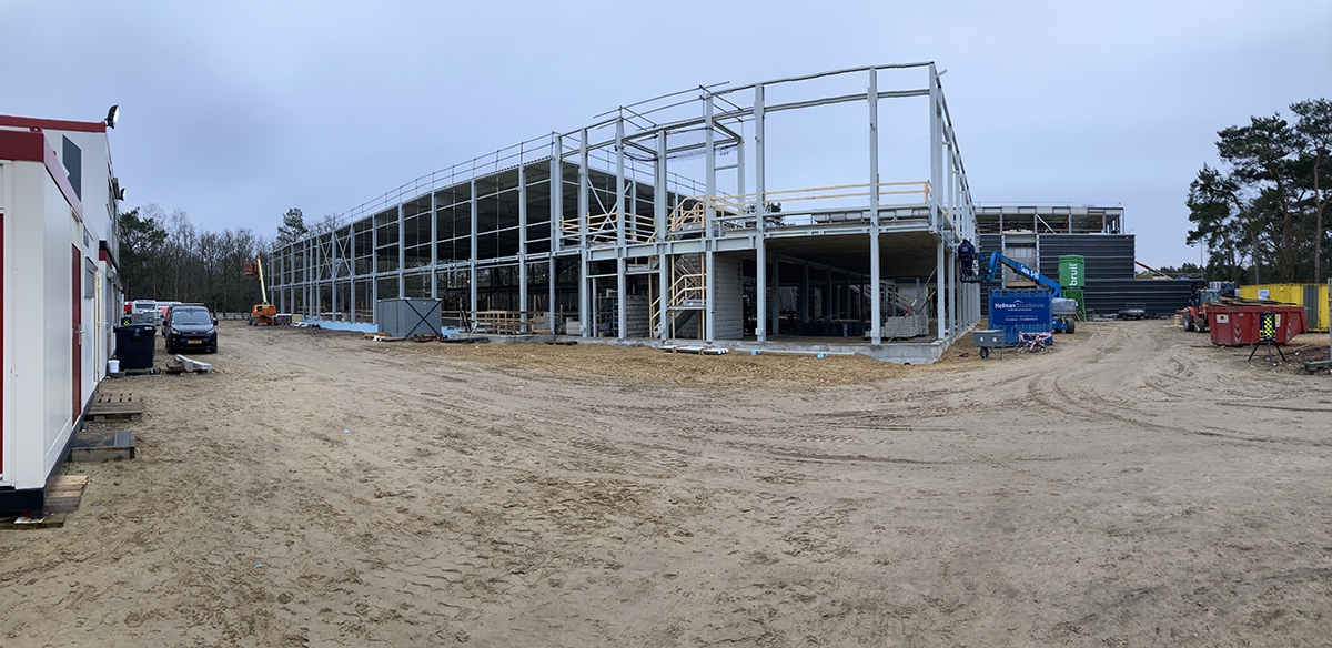 Op sportpark De Zanderij in Ermelo is steeds meer te zien van de