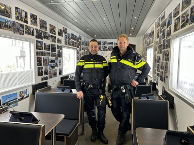 Politie stond met Mobiel Media Lab in Ermelo