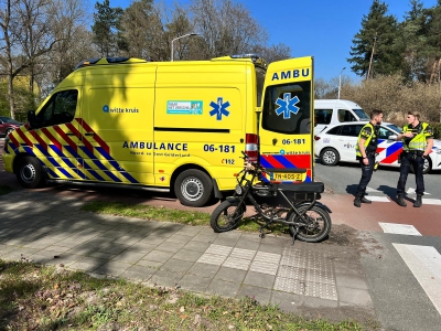 Ongeval tussen auto en fietser op de Rotonde Oude Nijkerkerweg en de Horsterweg 
