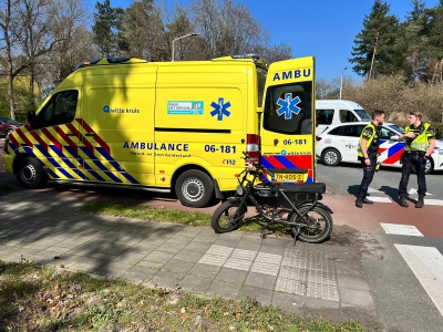 Ongeval tussen auto en fietser op de Rotonde Oude Nijkerkerweg en de Horsterweg 