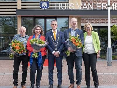 Drie Koninklijke Onderscheidingen in Ermelo