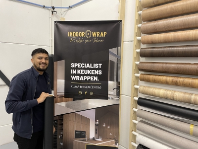 Indoorwrap maakt een bestaande keuken als nieuw  ‘Relatief goedkoop, duurzaam en snel’  