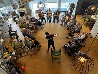 Gezelligheid en volop beweging tijdens de beweegweek voor ouderen in Ermelo