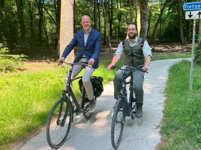 Opening vernieuwde fietspaden Ermelo