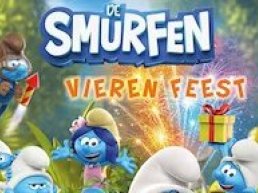 Peuter- en kleuterbios De Smurfen Vieren Feest