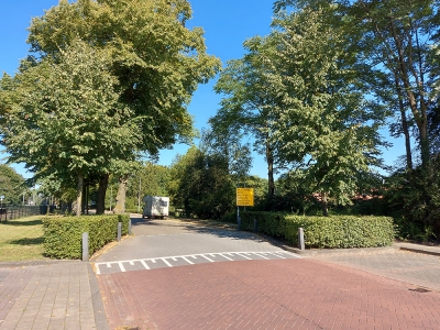 Werkzaamheden aan de weg Horsterweg in Ermelo