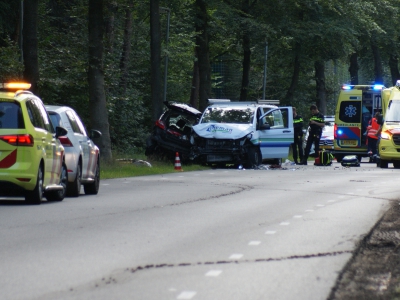 Ernstig ongeval op de Ceintuurbaan, automobilist zwaargewond