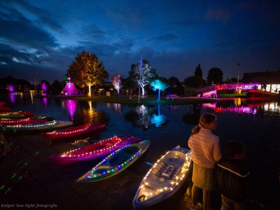 Moonlight Kanoën bij IJsclub de Kanovijver in Ermelo