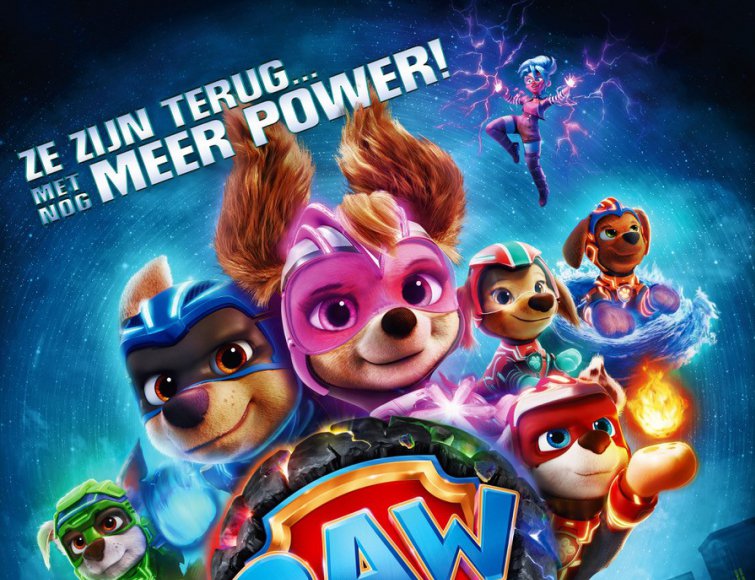 Peuter- en kleuterbios Paw Patrol The Mighty Movie