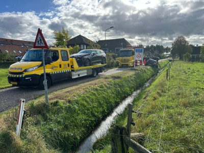 Botsing tussen twee voertuigen op het Lagerveld in Speuld