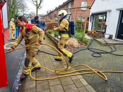 Brand in een woning op de Ds. Medenbachweg in Ermelo