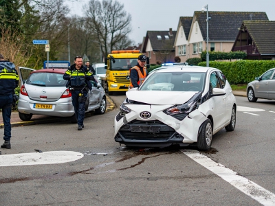 Ongeluk op de kruising Oude Telgterweg en Steynlaan in Ermelo