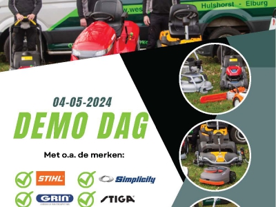 Demo dag Westerink Tuin en Parkmachines