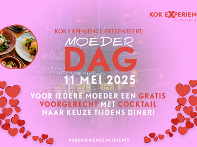 Moederdag bij Kok Experience Harderwijk en Lelystad