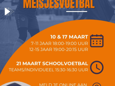 Open training meisjesvoetbal FC Horst
