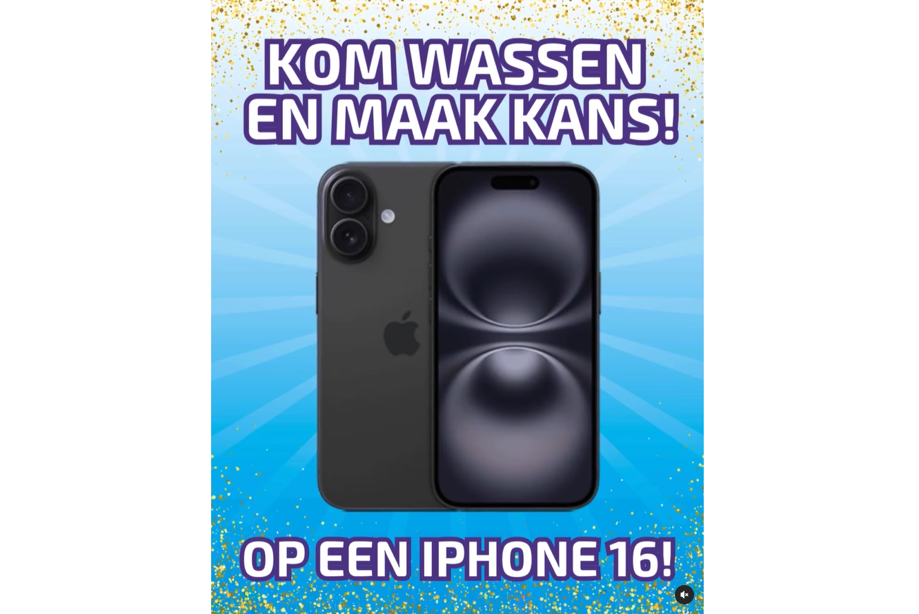 Was je auto voor 1 juni bij Niels Autowas en maak kans op een iPhone 16!