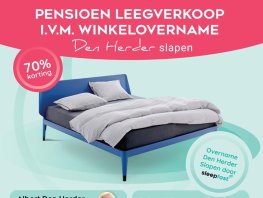 Tot 70% korting op de voorraad - OP = OP bij Beddenspecialist den Herder
